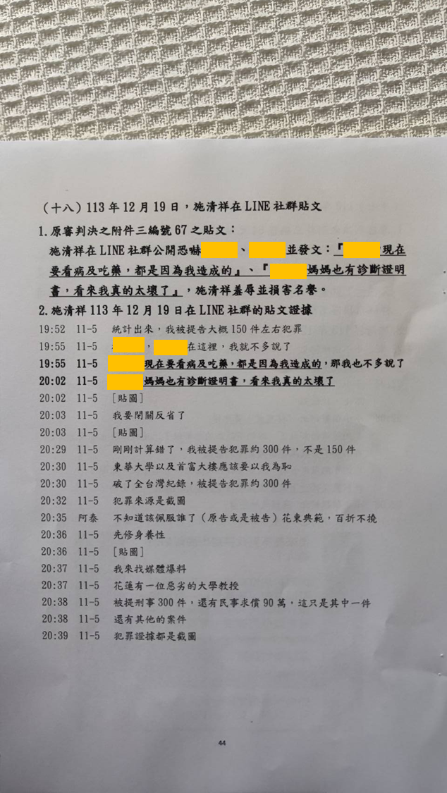 第20篇|第18項:12月19日,自嘲被提告300件也能變侵權?