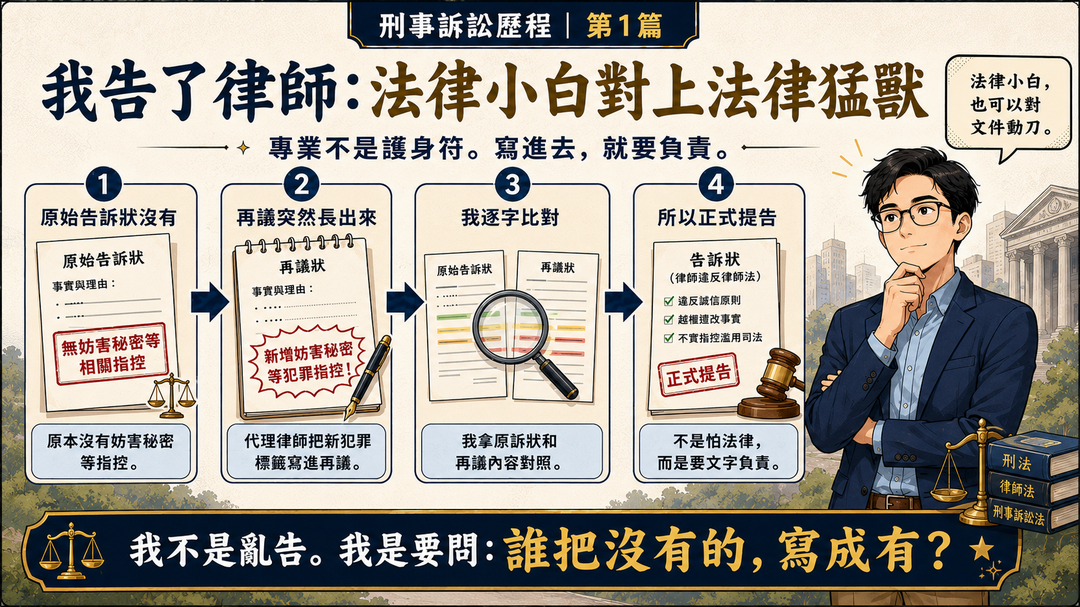 我告了律師:法律小白對上法律猛獸|結尾梗圖