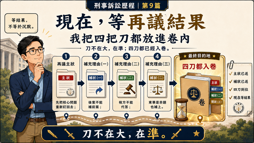 現在,等再議結果:我把四把刀都放進卷內|結尾梗圖