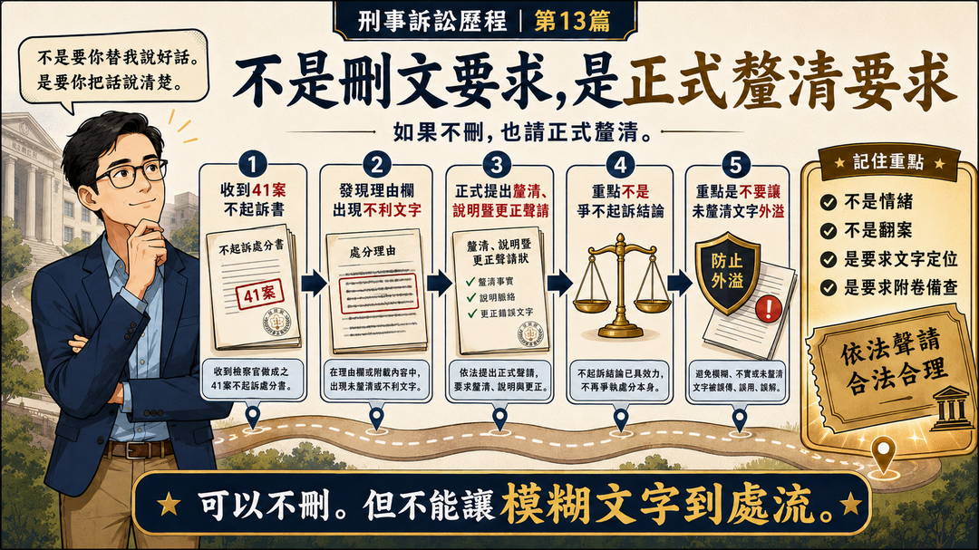 第三次聲請:不刪,也請正式釐清|結尾梗圖