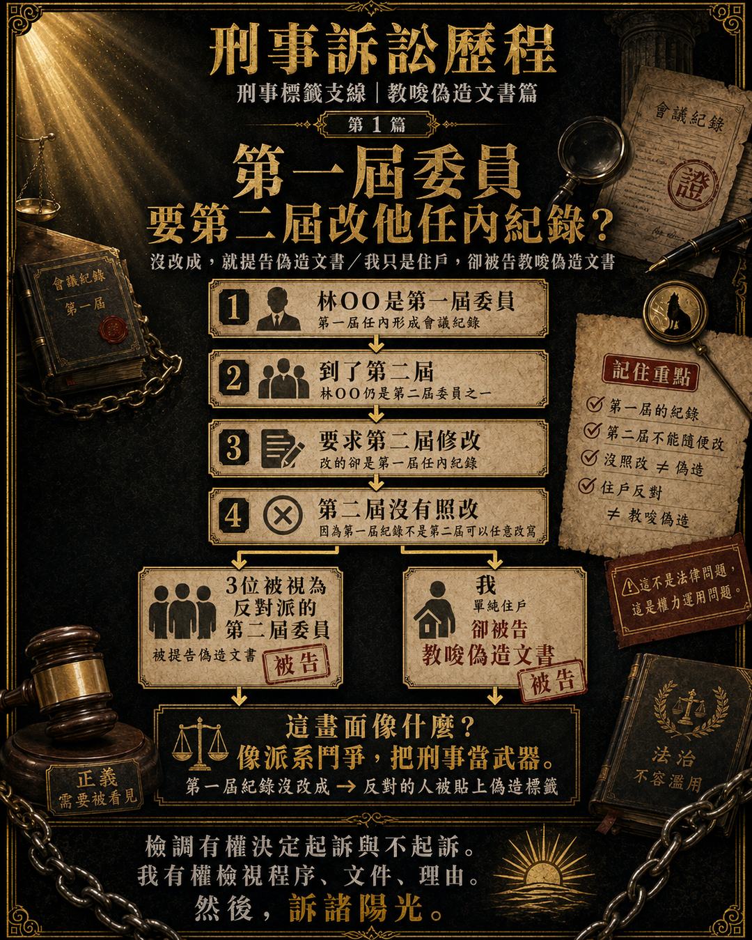不是我先告他,是他先告我們一群人|上方梗圖