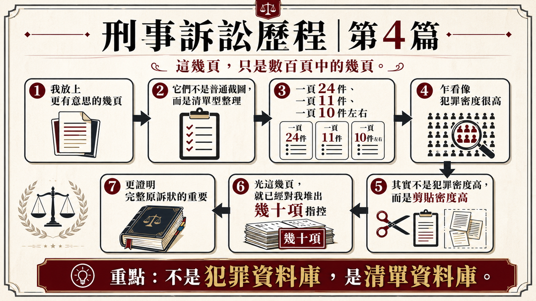 光這幾頁清單,就想把我告成犯罪百科全書|結尾梗圖