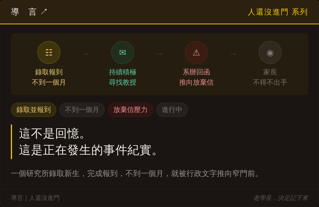 結尾梗圖｜人還沒進門