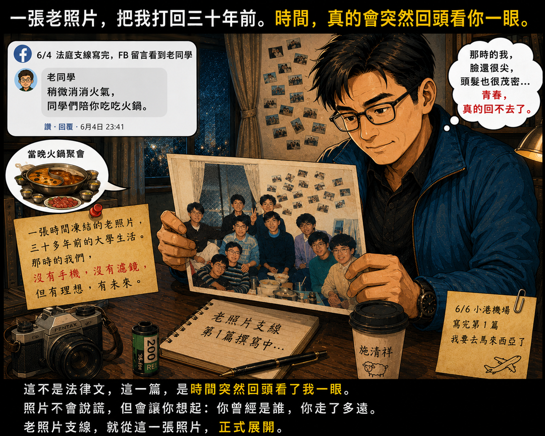 老照片支線第1篇上梗圖：一張老照片，把我打回三十年前