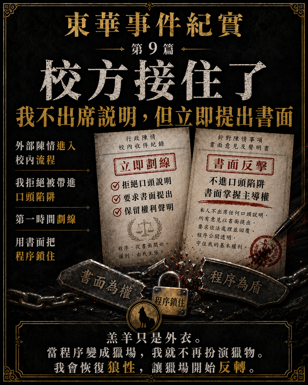 東華事件紀實第9篇梗圖