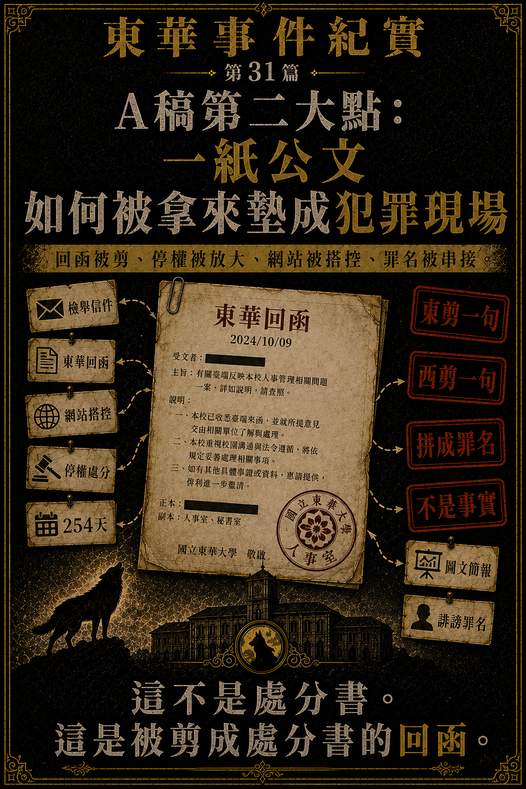 東華事件紀實第31篇梗圖