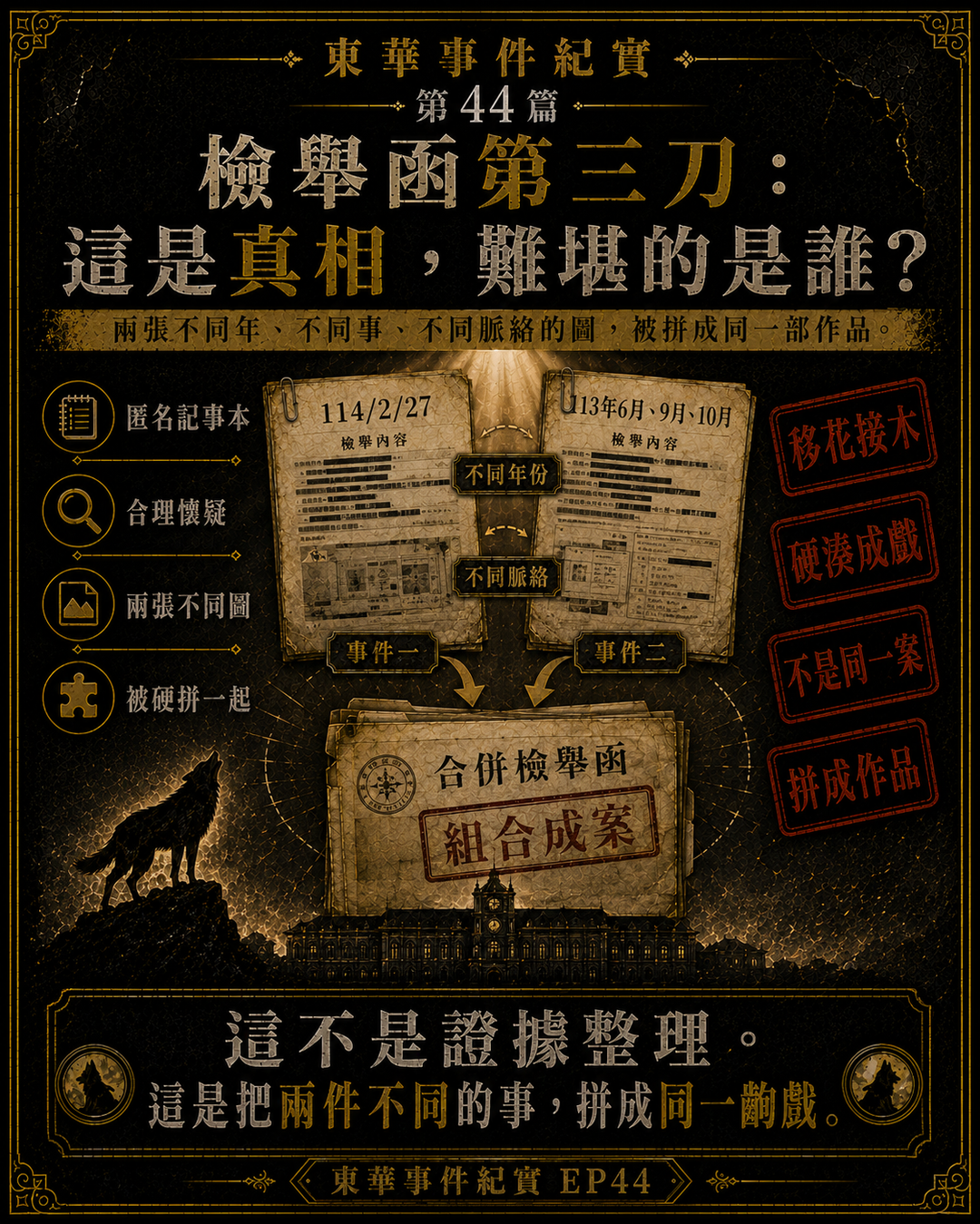 東華事件紀實第44篇梗圖