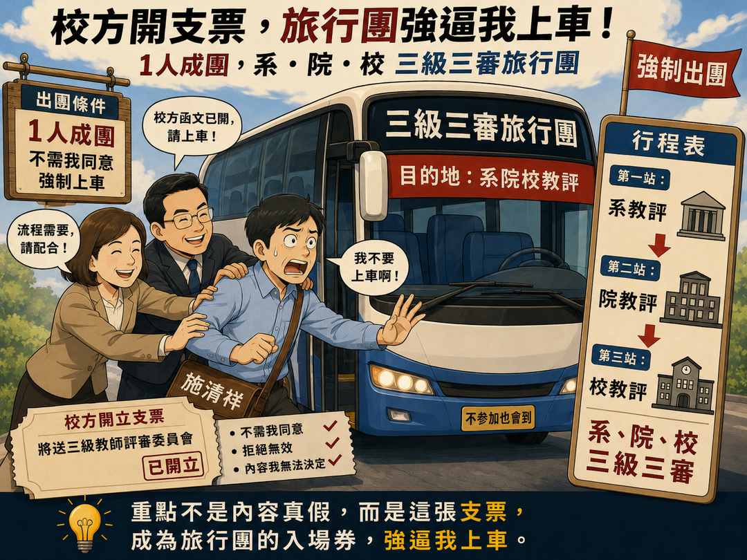 第一篇|校方開支票:兩份公文,送我上路